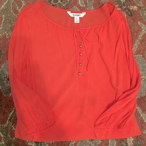 Salmon/Coral Old Navy Top
